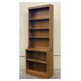 Ethan Allen Maple Step Back Bookcase