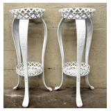 Metal Cabriole Leg Plant Stands