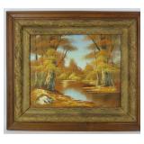 Original Oil on Canvas Autumn Landscape