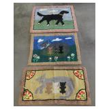 Folk Art Hooked Rugs