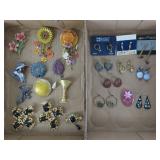 Selection of Pins and Earrings
