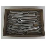 Tray Lot of Combination Wrenches