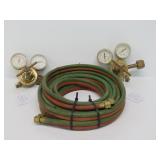 Victor Oxygen Regulator and Gauges