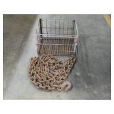 14 Foot Heavy Duty Logging Chain w/ Two Hooks