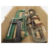 Selection of C-clamps