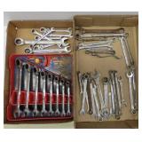 2 Boxes of Combination & Ratchet Wrenches