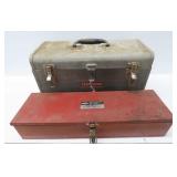 2 Metal Toolboxes