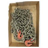20' Logging Chain w/ 2 Hooks