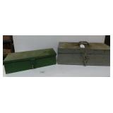 2 Metal Toolboxes