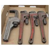 4 Rigid Pipe Wrenches