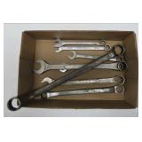 Tray Lot of Combination Wrenches