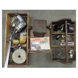 3 Tray Lots of Misc. Hardware and Drills