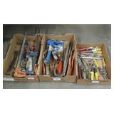 Three Trays of Hand Tools