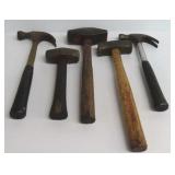 Mini Sledge and Claw Hammers