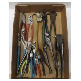 Tray Lot of Pliers