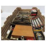 Saw Blades, Router Bits, and Craftsman Frame Vises