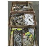 3 Trays of Hardware and Pulleys