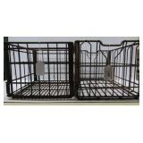2 Metal Milk Crates