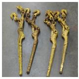 Four 5/16 - 3/8 Chain Binders