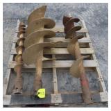Three Auger Bits