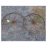 Pair of Steel Wheels