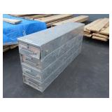Four Drawer Diamond Plate Truck Storage