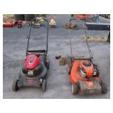 Husqvarna and Honda Push Mowers