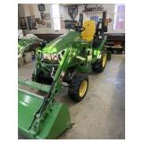 John Deere 2025R Tractor with Loader