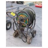 Garden Hose and Pull Type Hose Reel