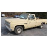 1982 Chevrolet C10 6 Cylinder Pickup