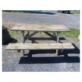 6 Foot Wooden Picnic Table