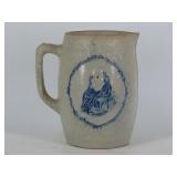 Benjamin Franklin Stoneware Pitcher