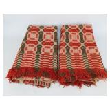 Red and Green Coverlet