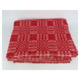 Red White Coverlet