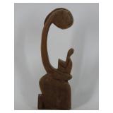 Carved Abstract Mother & Child Sculpture