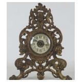Bronze Case Cherub Mantle Clock