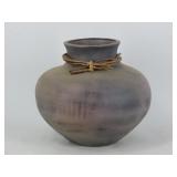 Ceramic Vessel With Purple Glaze