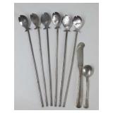 Sterling Silver and Swizzle Sticks