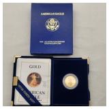 1990 Gold $10 American Eagle Coin