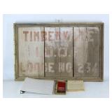Timberville Virginia Odd Fellows Collectibles