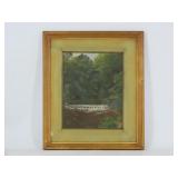 W I Cox Gouache Landscape