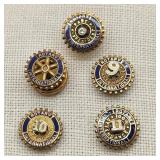 14K & 10K Gold & Gold Fill Rotary Pins