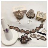 Nouveau to Newer Silver Jewelry Group