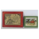 Victorian Trade Card and Newspaper Clipping