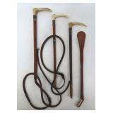 Horn Handled Horse Whips