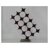 Signed Abstract Steel Sculpture