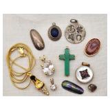 Silver Geo Washington HS Pendant + Fingernail Etc