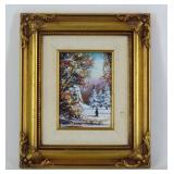 Parthesius Framed Porcelain Panel