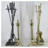 Brass and Iron Fireplace Tools