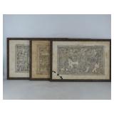 Godna Style Pen & Ink Drawings